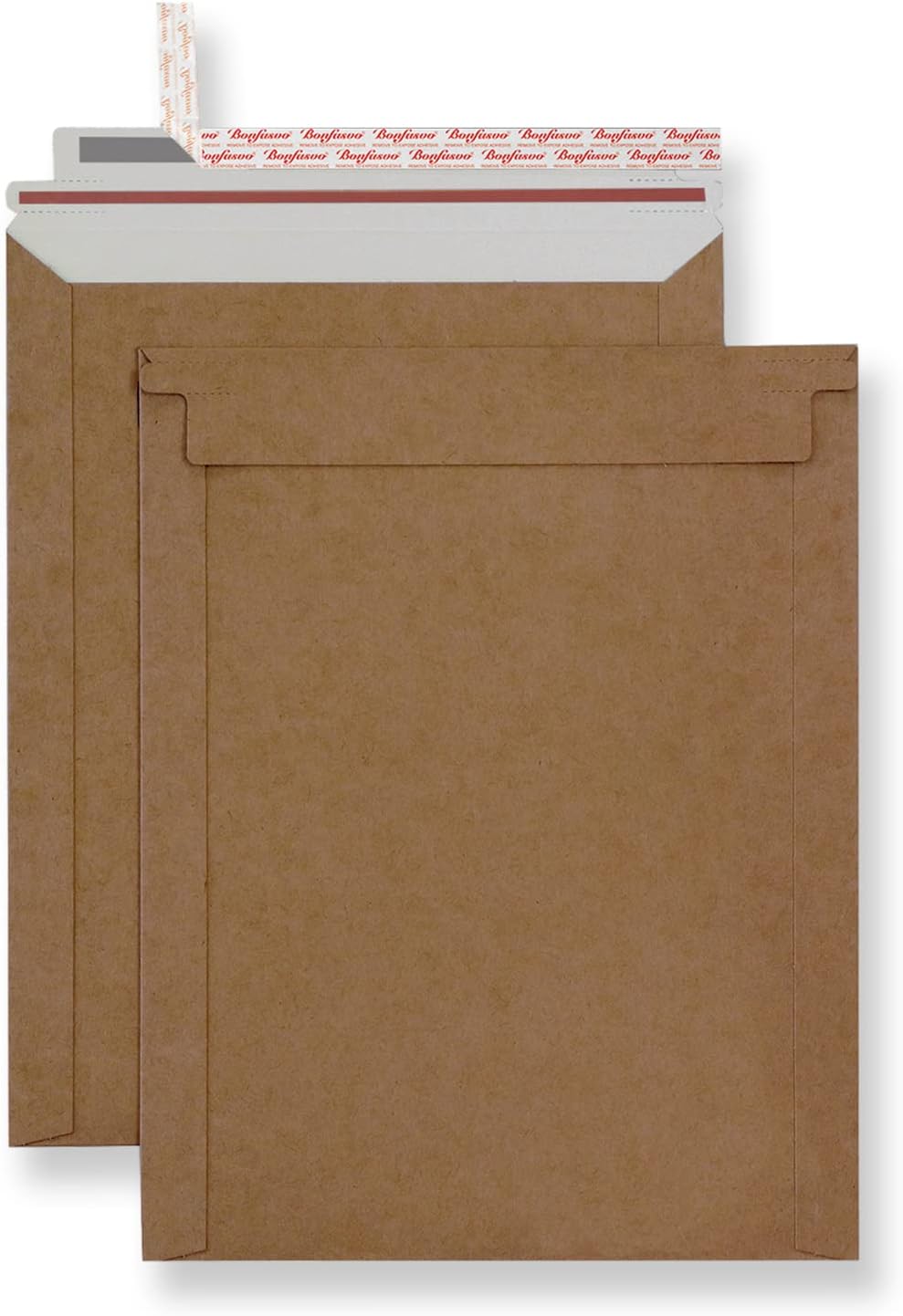 Rigid Mailers 30 Pack 6.25 x 8.25 inches Brown Self Seal Stay Flat Bulk Cardboard Kraft No Bend Mailers Peel and Seal