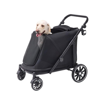 Dog Stroller for Large Dogs (Black, Large Pet Stroller)