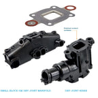 MARKGOO 27-864850A02 Exhaust Elbow Riser Gasket for MerCruiser Inboard Stern Drive Manifold Restrictor Dry Joint V6 V8 4.3L 5.0L 5.7L 6.2L 6.3L Sierra 18-0722 864850A1