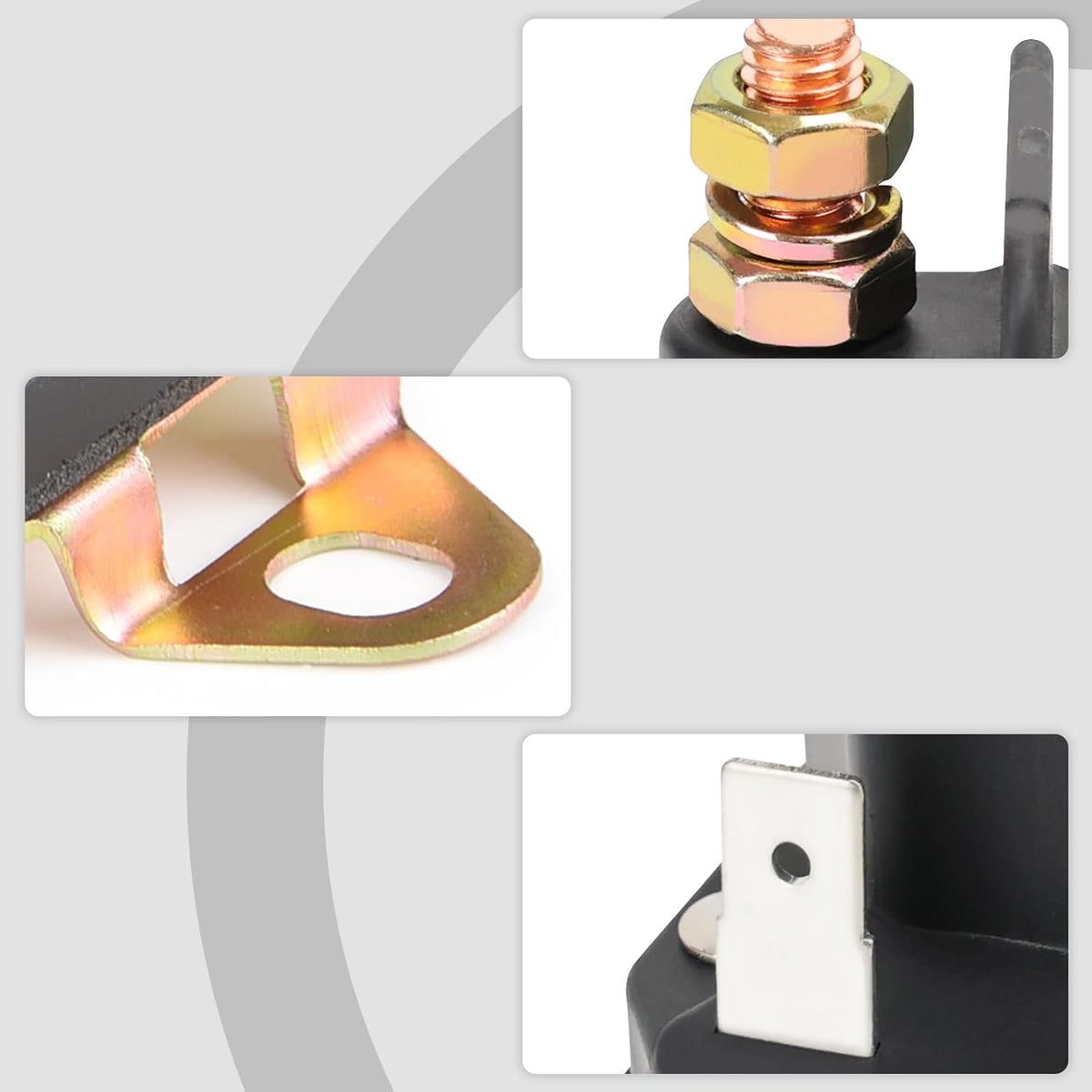 Starter Solenoid for Husqvarna 192507 Lawn Tractor Starter Solenoid 725-06153A 725-06153 Compatible with MTD Troy