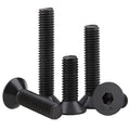30pcs 5/16-18 x (3/4" to 2") Flat Countersunk Head Socket Head Cap Screws with Hex Key, 10.9 Grade Alloy Steel, Black Oxide Finish, Allen Hex Socket Drive, Full Threaded, Coarse Thread UNC