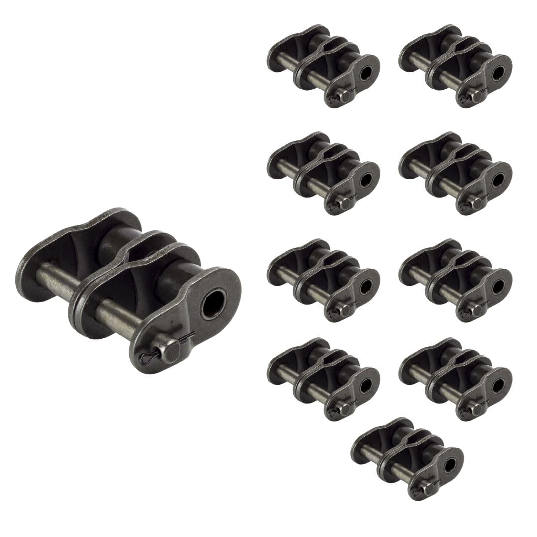 Jeremywell 60-2 Double Strand Roller Chain Offset Link (10PCS)