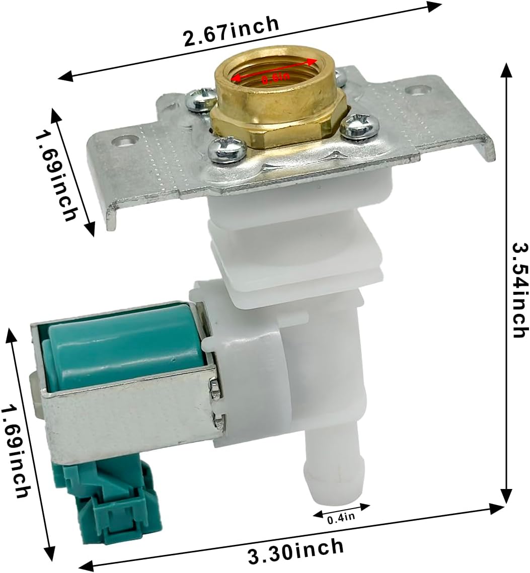 622058 Dishwasher Inlet Water Valve for Bosch Thermador Kenmore