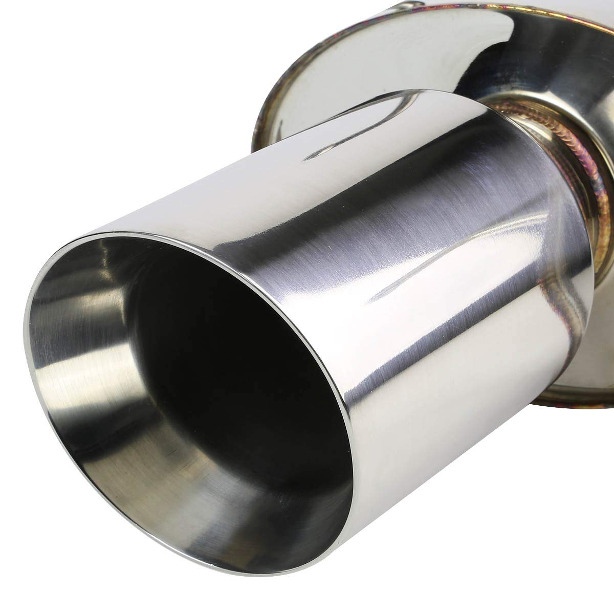 Auto Dynasty 4" Rolled Catback Exhaust System For 2005-2010 Chevy Cobalt