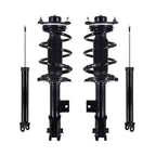 PM Auto Front-Rear Set 4 Quick Complete Strut-Shock Compatible With 2013-2014 Hyundai Sonata w/+H