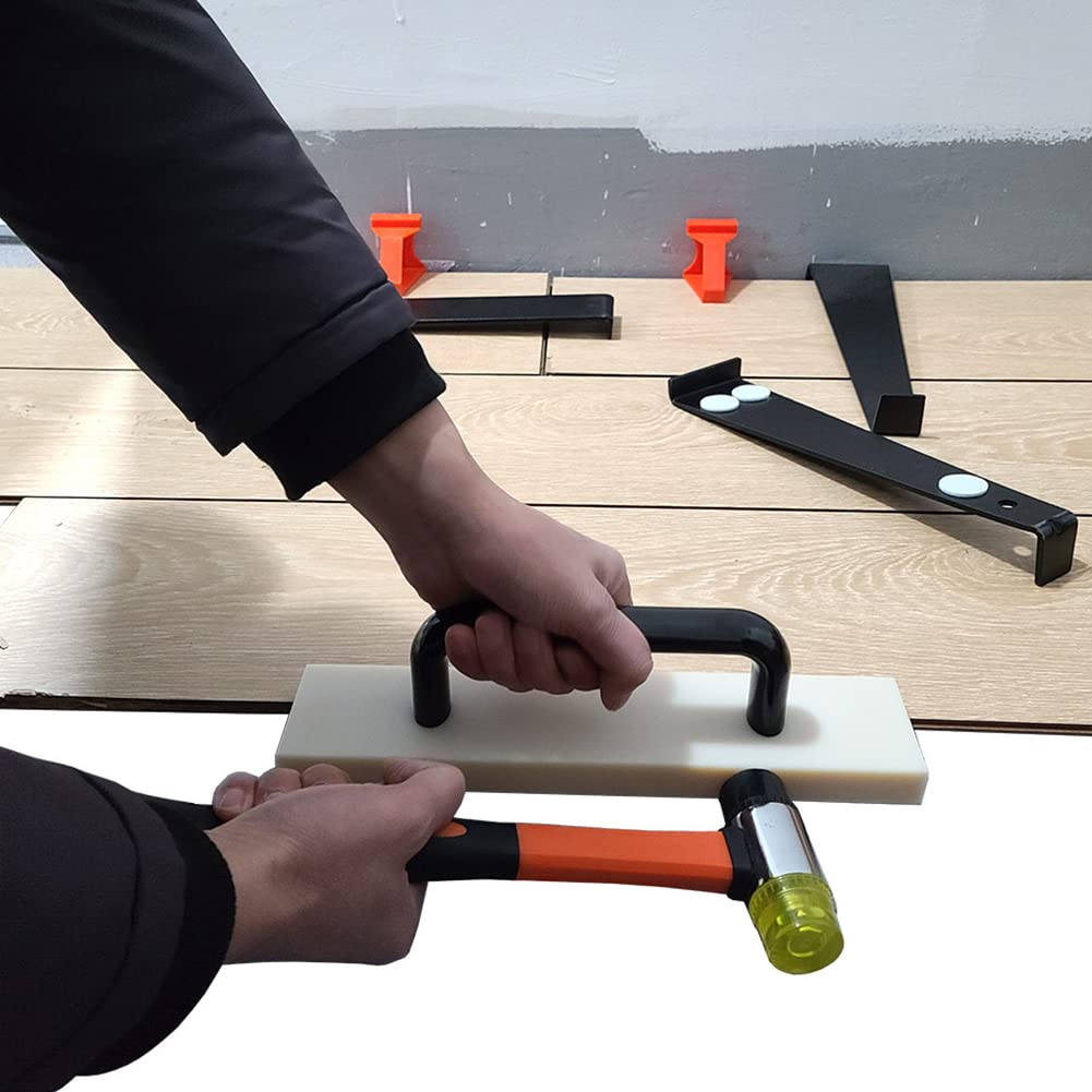 Nylon Plastic Flooring Tapping Block with Handle, Easy Grip Laminate Floor Installation Tool, Practical Tapping Block