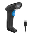 USB 2D QR Barcode Scanner Wired, Automatic Handheld Code Reader