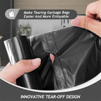 Medium Black Trash Bags 8 Gallon 275 Count Kitchen Garbage Bags