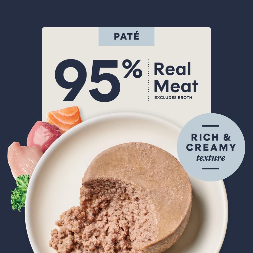 Pate Entrees, Wet Cat Food, Variety Pack, 5.5 oz. (12 Count)