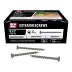 Exterior Screws - Safe for Use in Treated Lumber - #2 Phillips Bugle Head - Coarse Thread Deck Screws - PrimeGuard