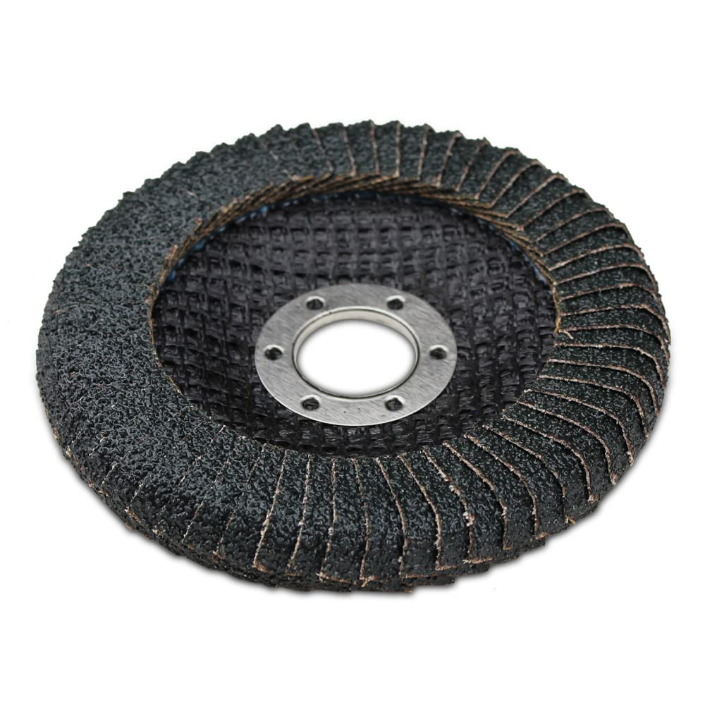 BHA 4-1/2 x 7/8 Fillet Weld Flap Disc, Curved Edge - 120 Grit - 5 Pack