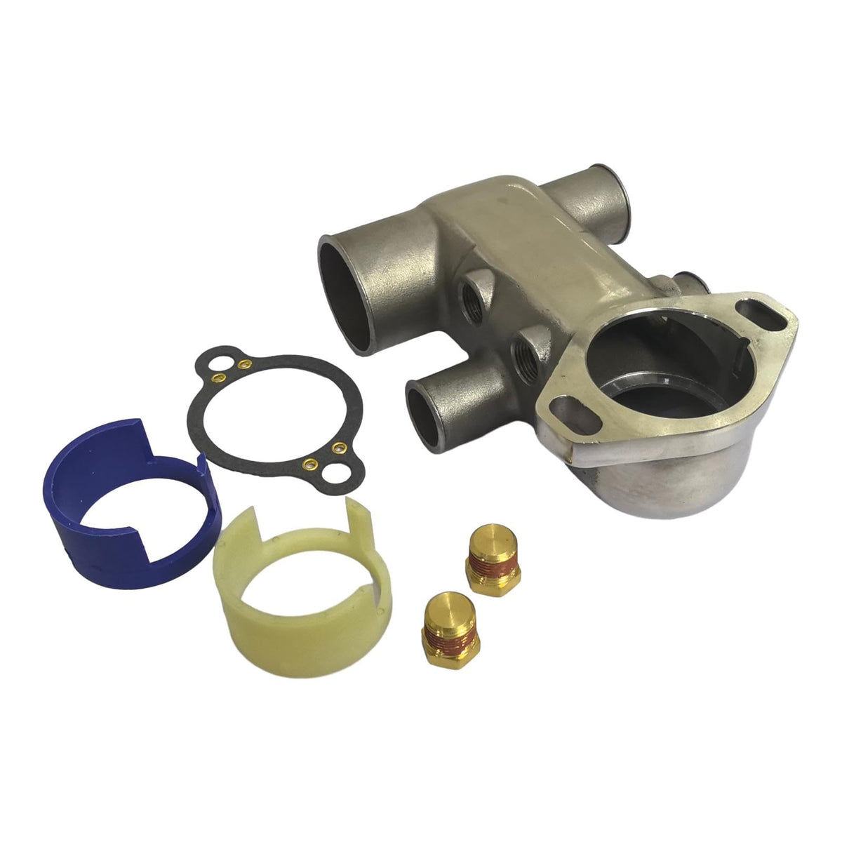 Csygmdty New Thermostat Housing Kit Compatible with Mercruiser 861006A 87290A4 Replacement for 18-1989