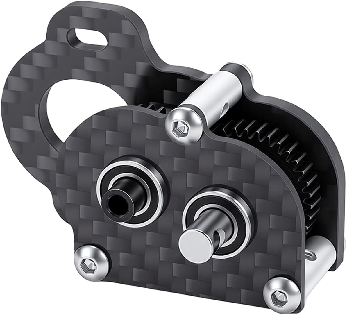 Ultra Light Portal Transmission Gearbox, 1/10 Scale Carbon Fiber