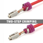 iCrimp Weather-Pack/Metri-Pack Crimping Tool, 20-14 AWG Wire Crimper for Delphi Packard Sealed & Unsealed Terminals