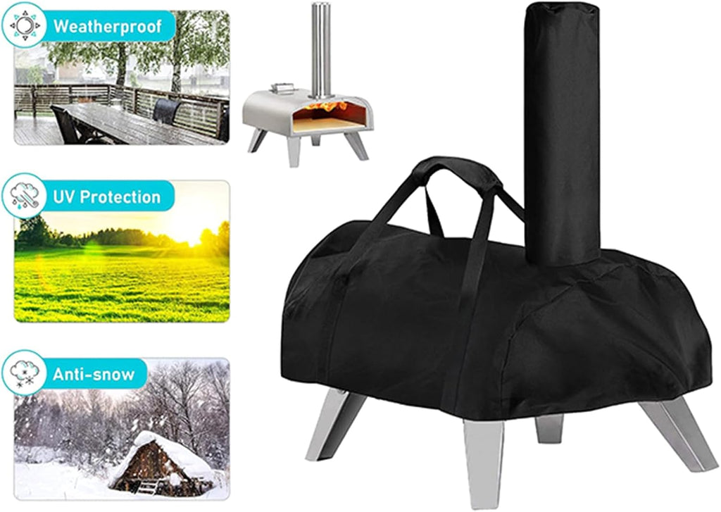 Carry Strap Pizza Oven Cover Oxford Cloth Protectord for BBQ Grill Protections Outdoor Pizza Grill Cover