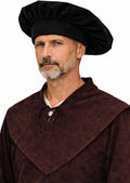 Cavalier Renaissance Style Costume Accessory Hat, Plumed Musketeer, RenFaire Halloween hat, one size