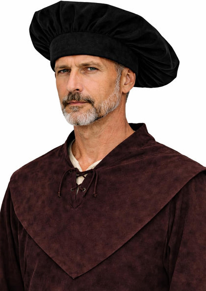 Cavalier Renaissance Style Costume Accessory Hat, Plumed Musketeer, RenFaire Halloween hat, one size