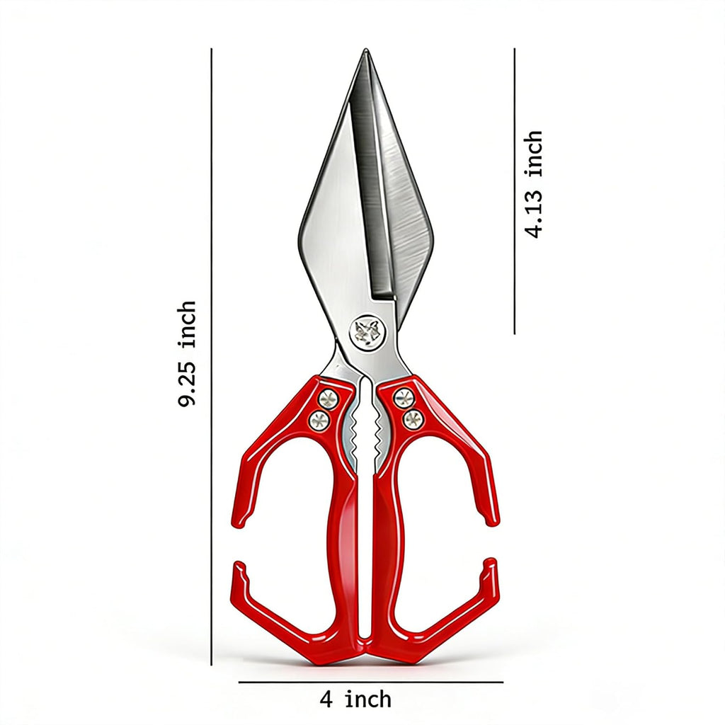 Multifunctional Heavy Duty Poultry Shears, Japanese High-Carbon Steel Kitchen Shears, Kitchen Scissors for