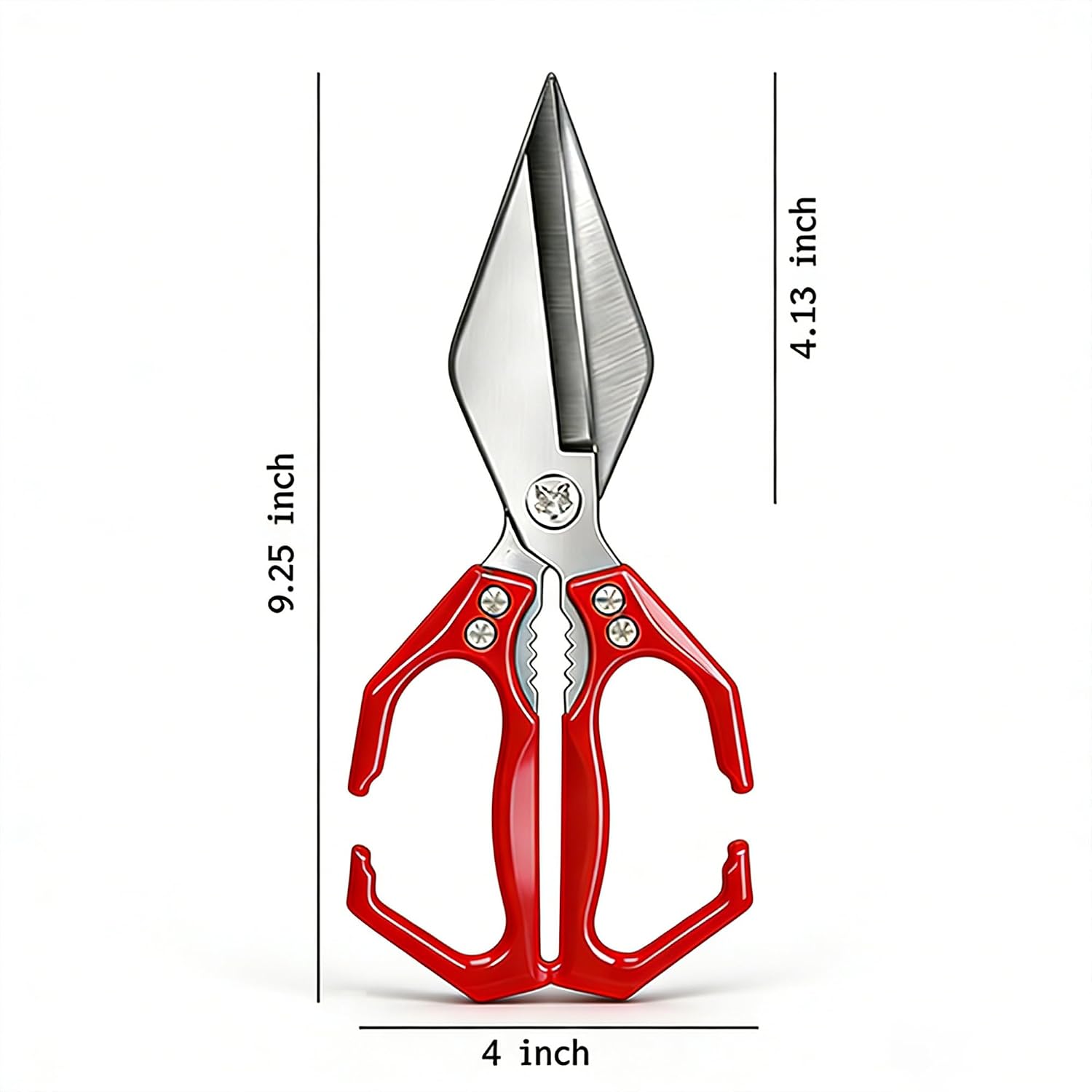 Multifunctional Heavy Duty Poultry Shears, Japanese High-Carbon Steel Kitchen Shears, Kitchen Scissors for