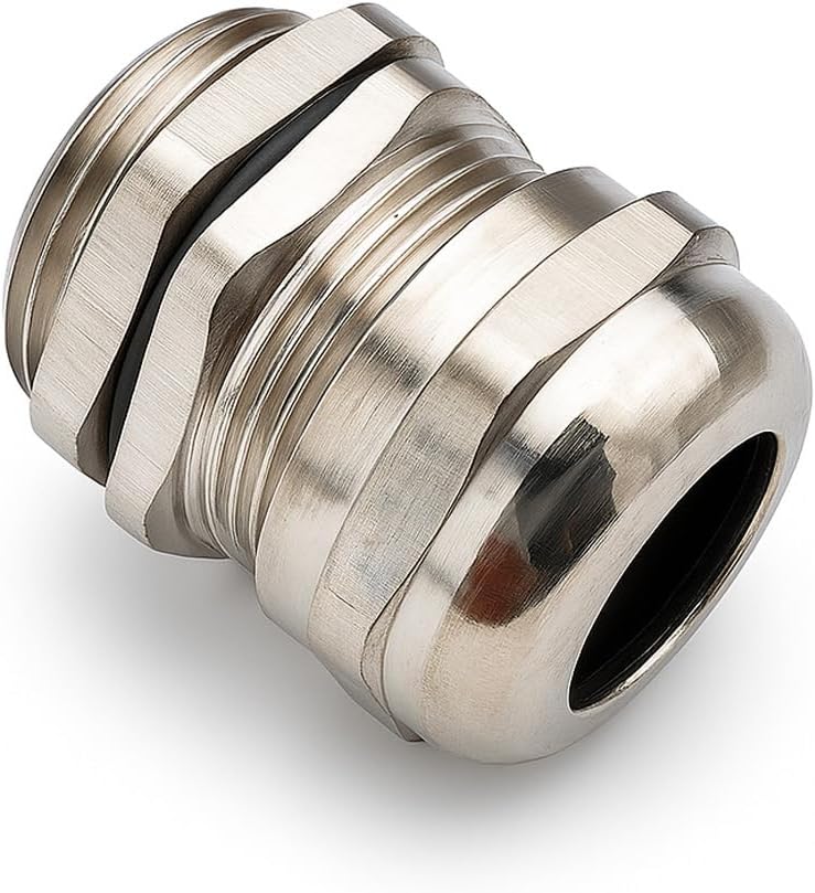 Gebildet Metal Cable Gland, PG11 Waterproof Adjustable 5.0-10mm Cable Gland Joint with Gaskets, Wire Protector, M18*1.5 Wire Connector