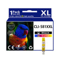 PGI-580XXL CLI-581XXL Ink Cartridges Replacement for Canon PGI-580 CLI-581