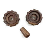 Suitable For Rocket APP/R58/V60 Semi-automatic Coffee Machine Walnut Modification Kit Knob Pull Rod