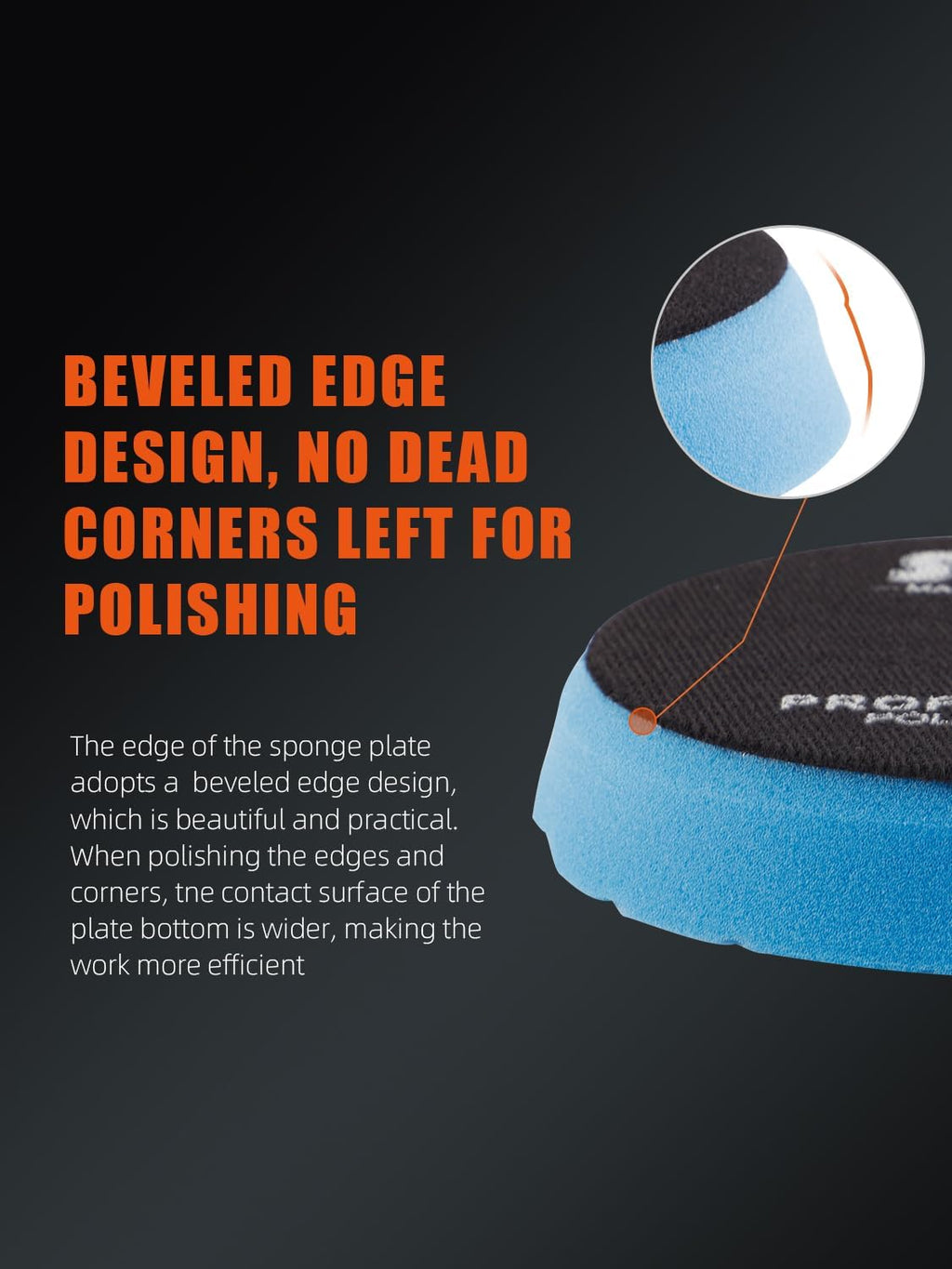 Polishing Pads, 5Pc 5 Inch 125mm Orbital Buffer Polisher Pads and 1Pc Microfiber Buffing Pads, Foam Polish Pad for