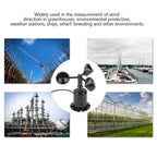 Wind Sensor 0-70m/s Environment Signal Output Pulse Type Three Cups Wind Speed Sensor Anemometer