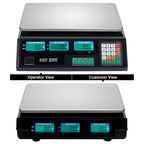 Price Computing Scale 40kg/5g Counting Scale Deli Scale Digital Pricing Weighing Scale Precise Market Scales kg/g/lb