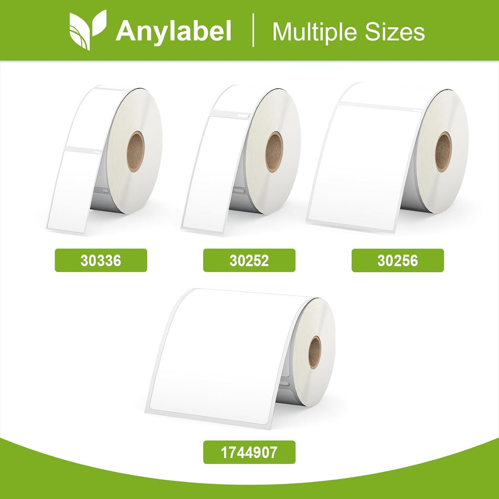 Compatible 4" x 6" Direct Thermal Label Replacement for DYMO 1744907 Postage Address Shipping Compatible with Dymo