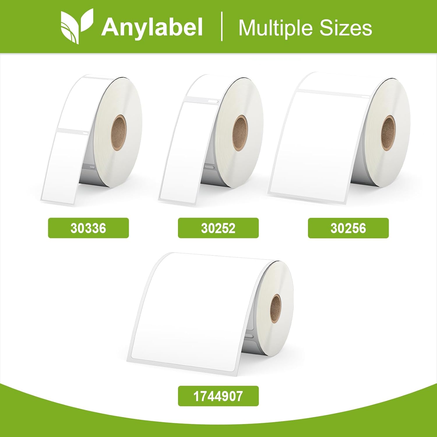 Compatible 4" x 6" Direct Thermal Label Replacement for DYMO 1744907 Postage Address Shipping Compatible with Dymo