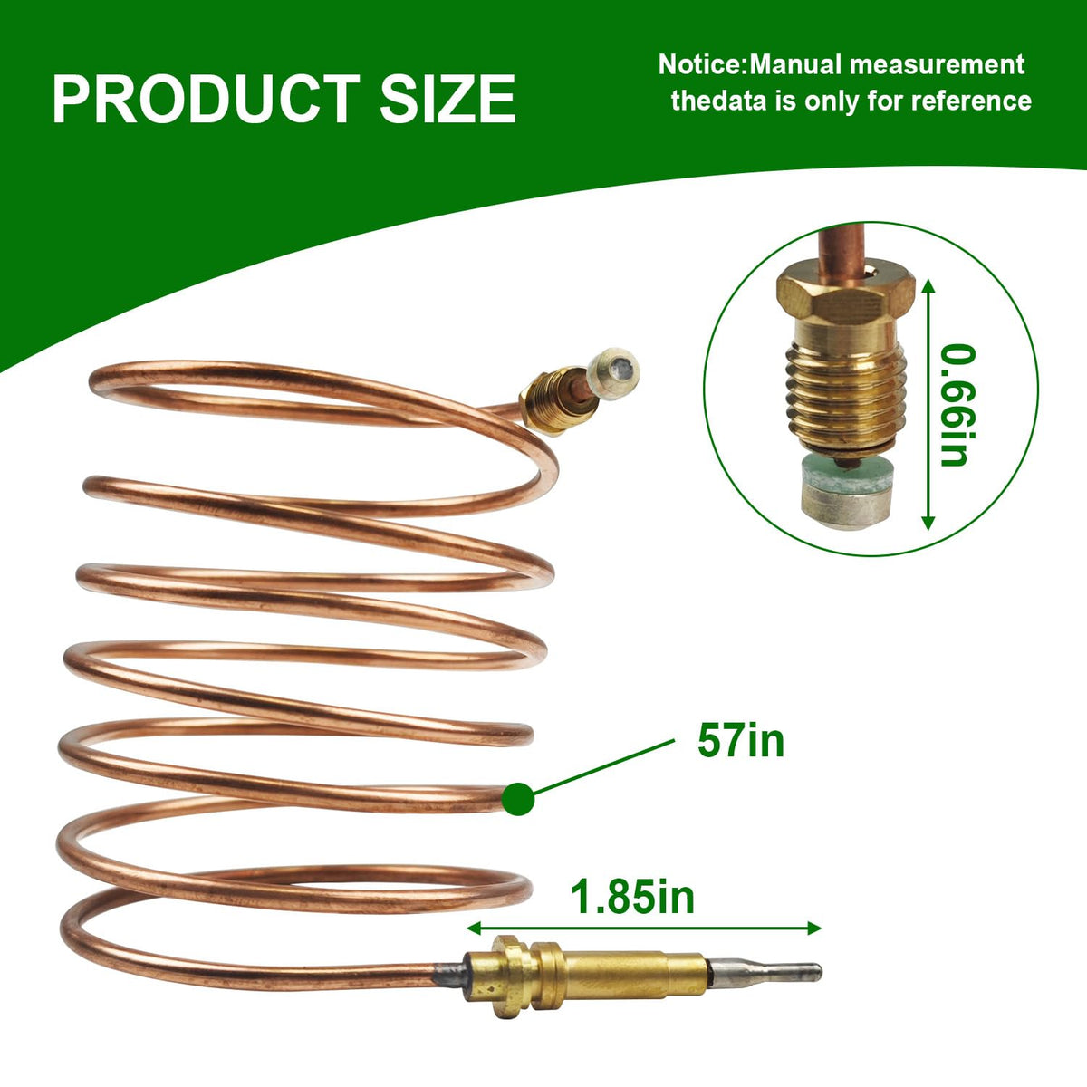 508041Thermocouple Replacement for Bertazzoni Gas Range Oven