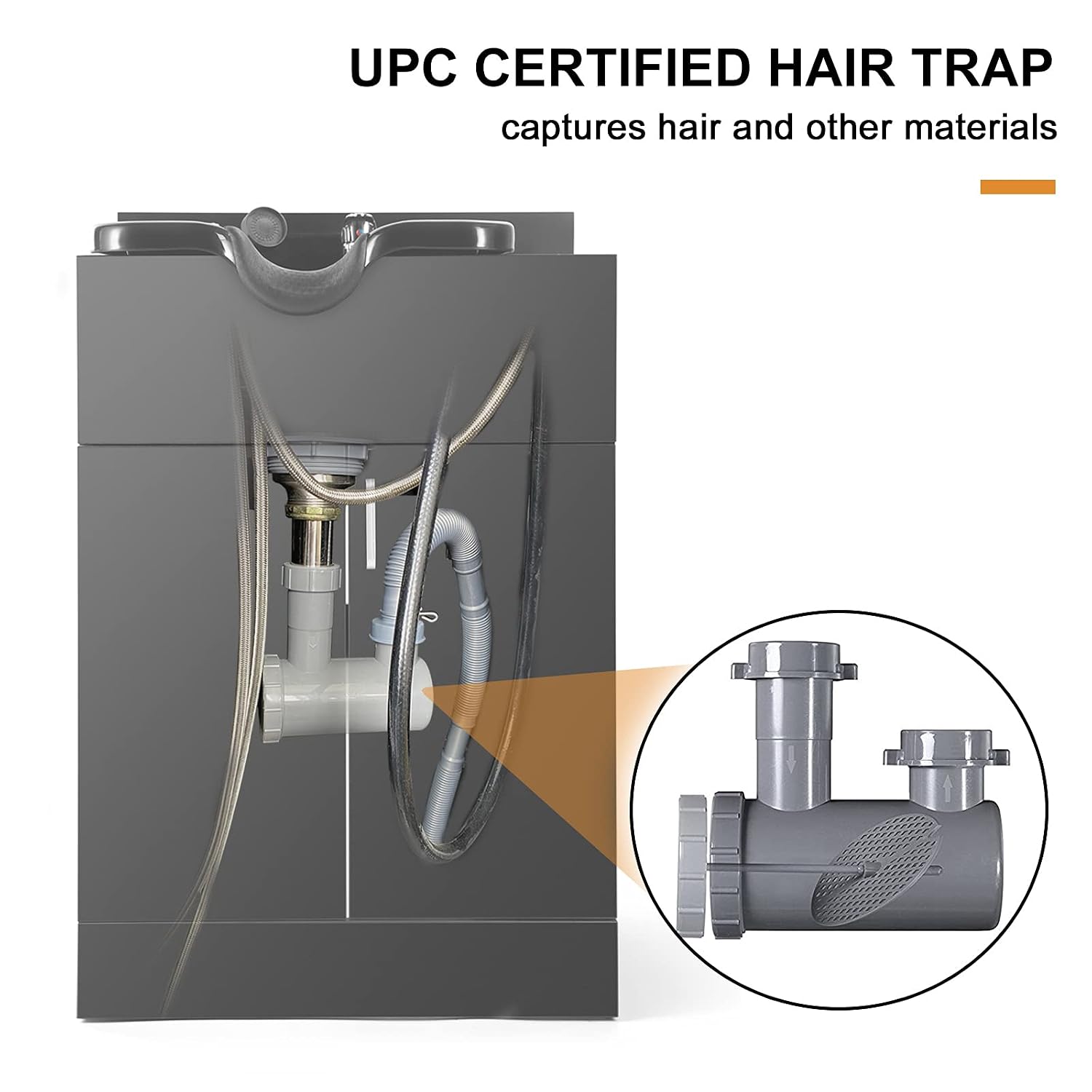 Shampoo Backwash Sink Station Shampoo Station (Black) | with Shampoo Bowl, Backwash, Spa Salon Beauty Equipment, Used