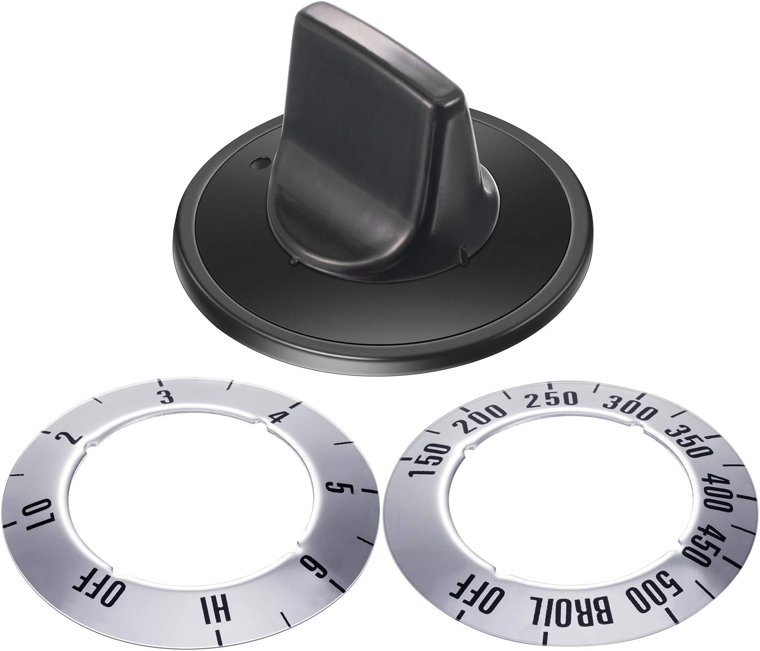 Stove Knobs Replacements Oven Universal Control Knobs KN002 Electrical Kit Range Burner Replace Compatible with