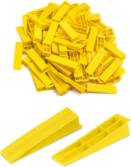 Tile Leveling System Wedges, 300pcs Reusable Tile Leveler Wedges for 1/8",1/12",1/16", 1/32" Spacers and Tile
