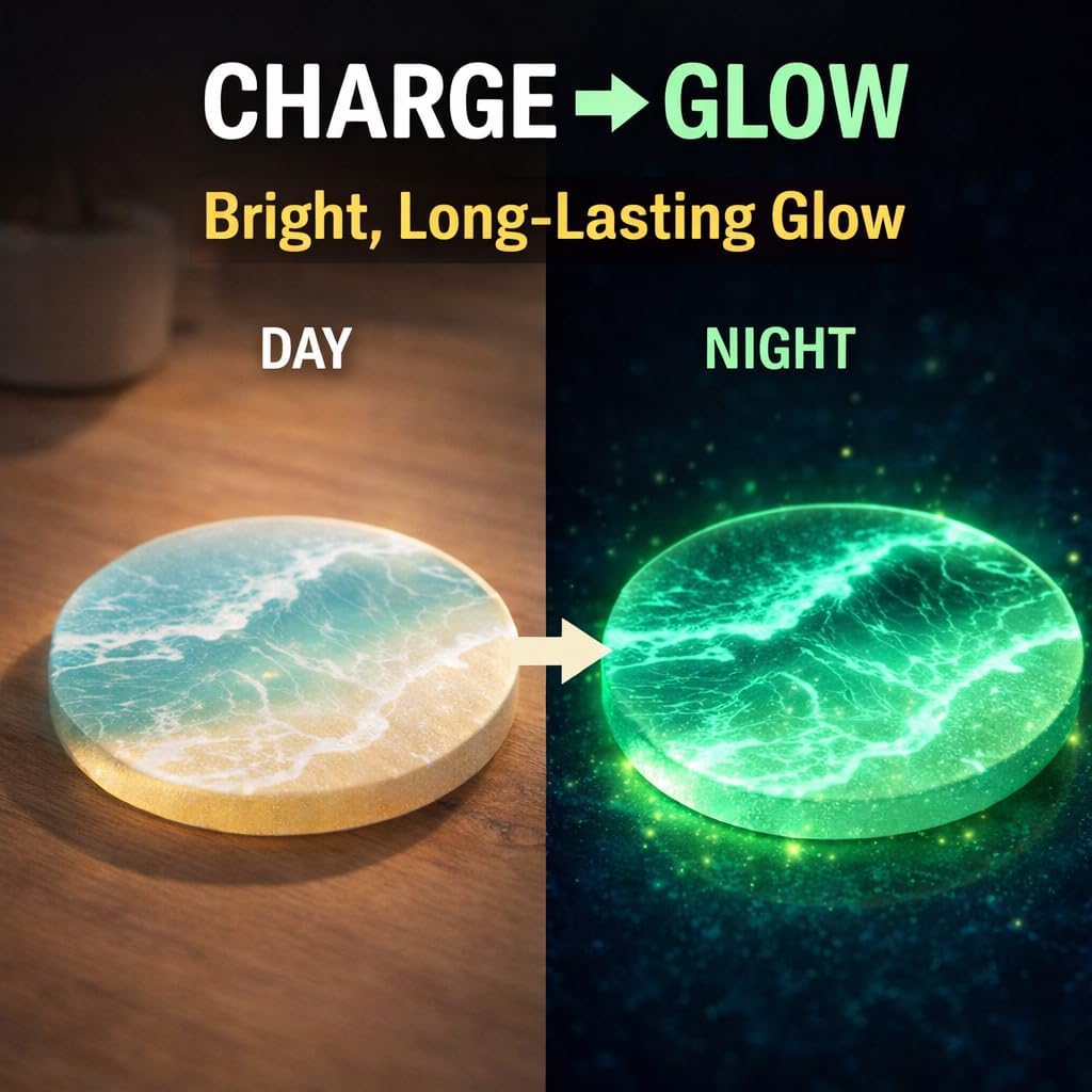 Glow in the Dark Pigment Paste for Epoxy Resin, 16 Colors, Ultra-Concentrated Resin Pigment Set, Long-Lasting Glow