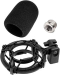 AT2020 Microphone Shock Mount with Pop Filter, Custom Built for AT2020 Mic | Pop Filter & Anti-Vibration Suspension