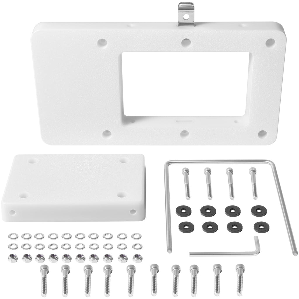 Bzsunway Replace Part for 8M0092063 Xi Series Quick-Release Mounting Bracket Kit for Xi3 Xi5 Trolling Motors White