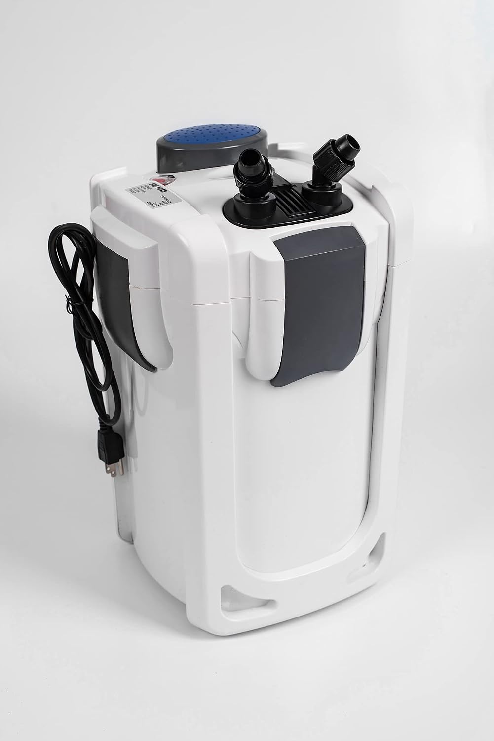HW-704B 525GPH Canister Filter with Meida Kits,White