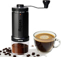World's First 60g Large Capacity Manual Coffee Grinder, Black | 40 External Settings, Portable Hand Coffee Bean Mill