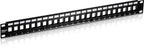 TRENDnet 24-Port Blank Keystone 1U Patch Panel, TC-KP24