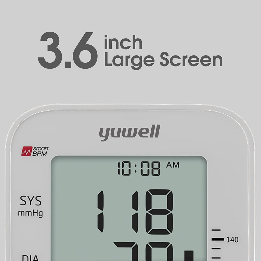 Blood Pressure Monitor, Large Upper Arm Blood Pressure Cuff, Digital Blood Pressure Machine for Home Use, Large
