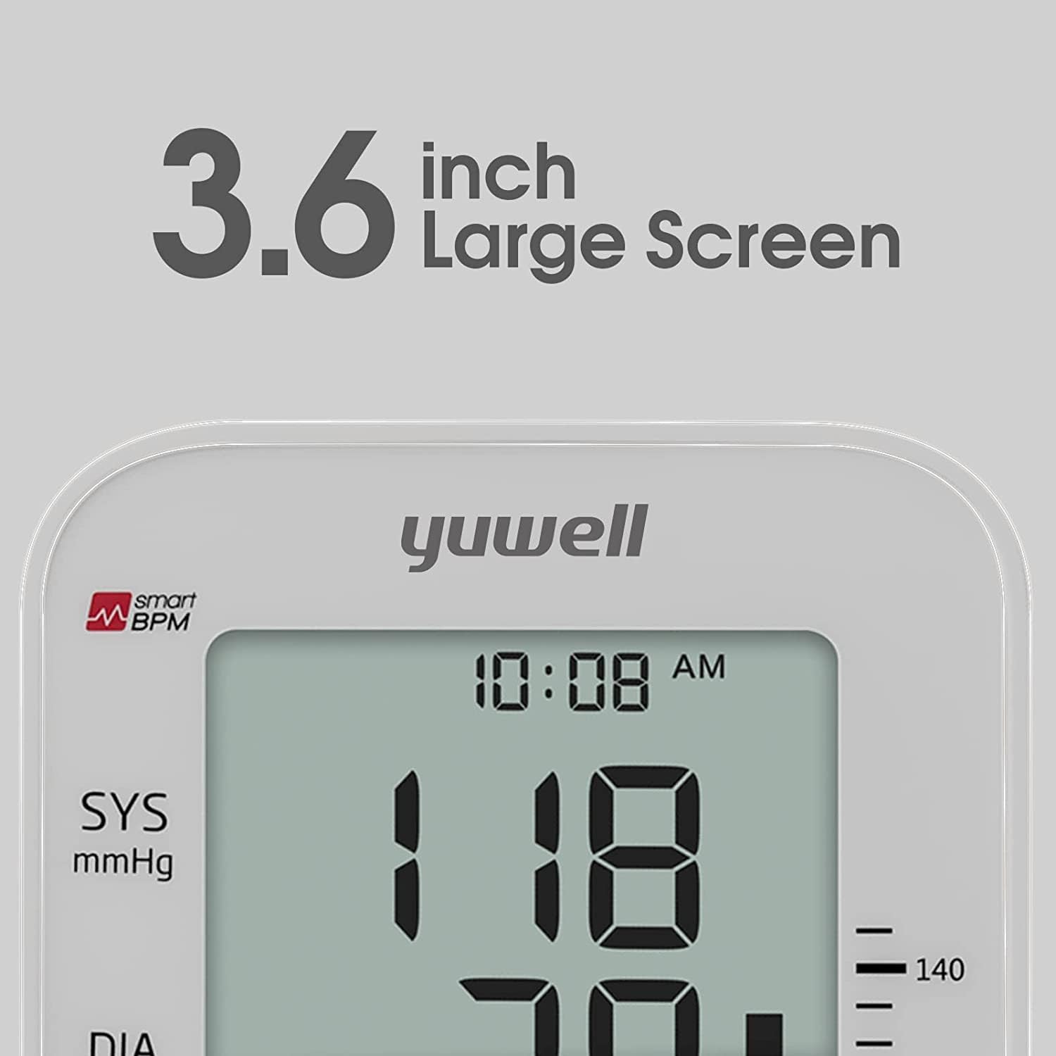Blood Pressure Monitor, Large Upper Arm Blood Pressure Cuff, Digital Blood Pressure Machine for Home Use, Large