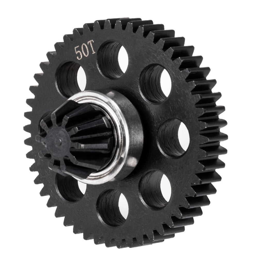 BRKRC Steel Diff Spur Gear Pinion Assembly Drive Gear for Hyper Go H16BM
