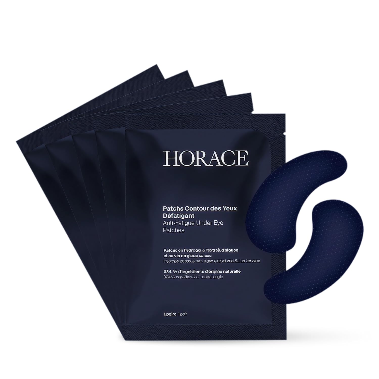 Anti-Fatigue Under-Eye Patches for Men - Dark Circle and Puffiness Reduction - Moisturising & Refreshing Hydrogel