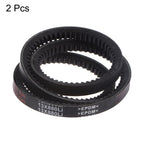 HARFINGTON 2pcs 13x880 Cogged V-Belts AX Section Drive Raw Edge Belt 880mm Inner Girth 13mm Width 8mm Thickness EPDM for Power Transmission