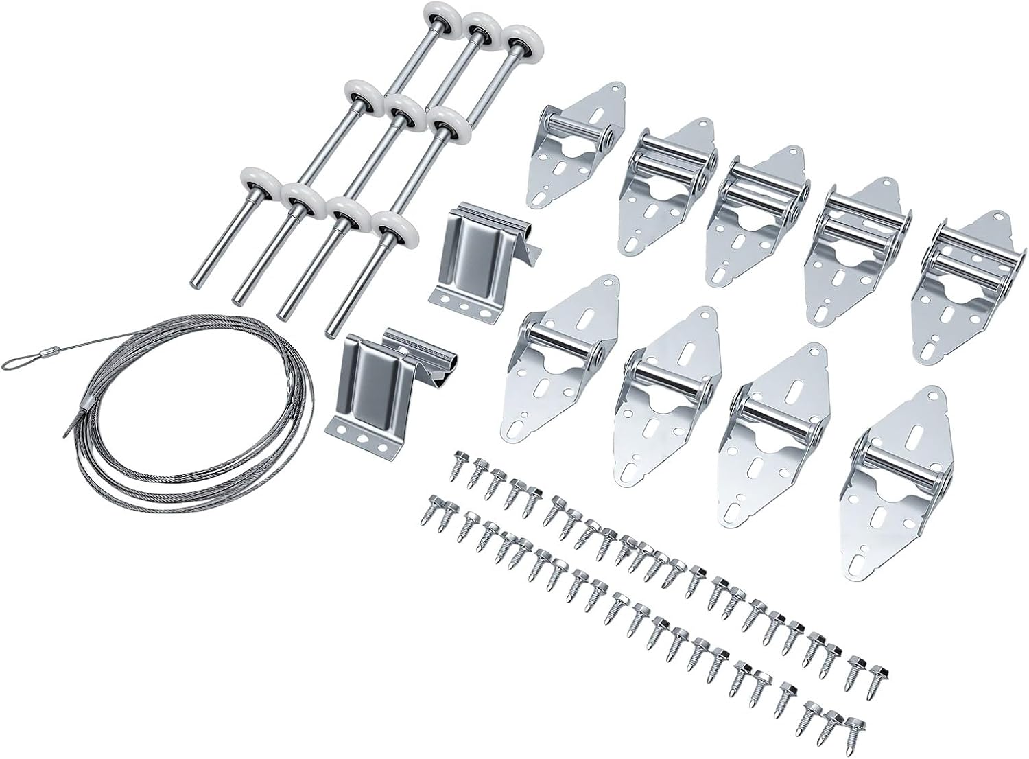 Garage Door Hardware Kit for 7ft Residential Garage Door Tracks
