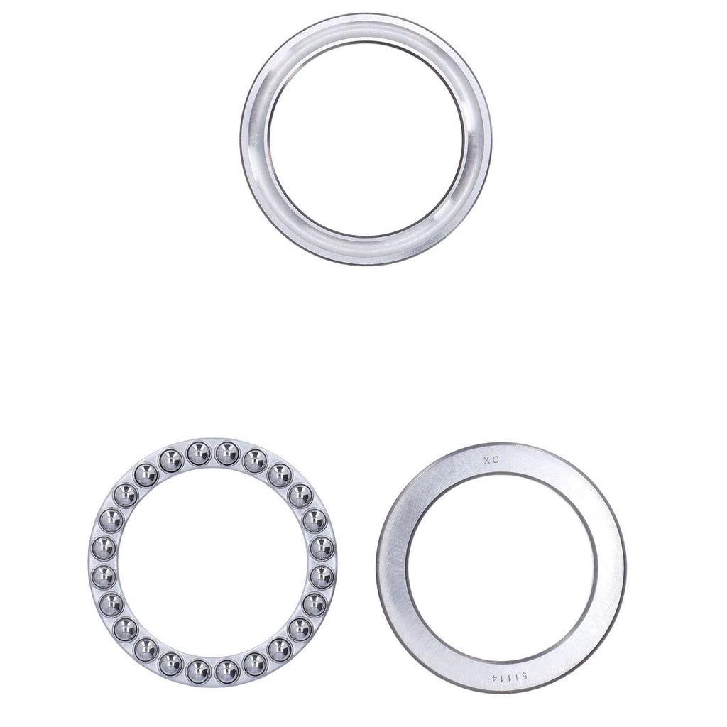 SIXRUN Thrust Ball Bearing 51114 75mm Carbon Steel High Load