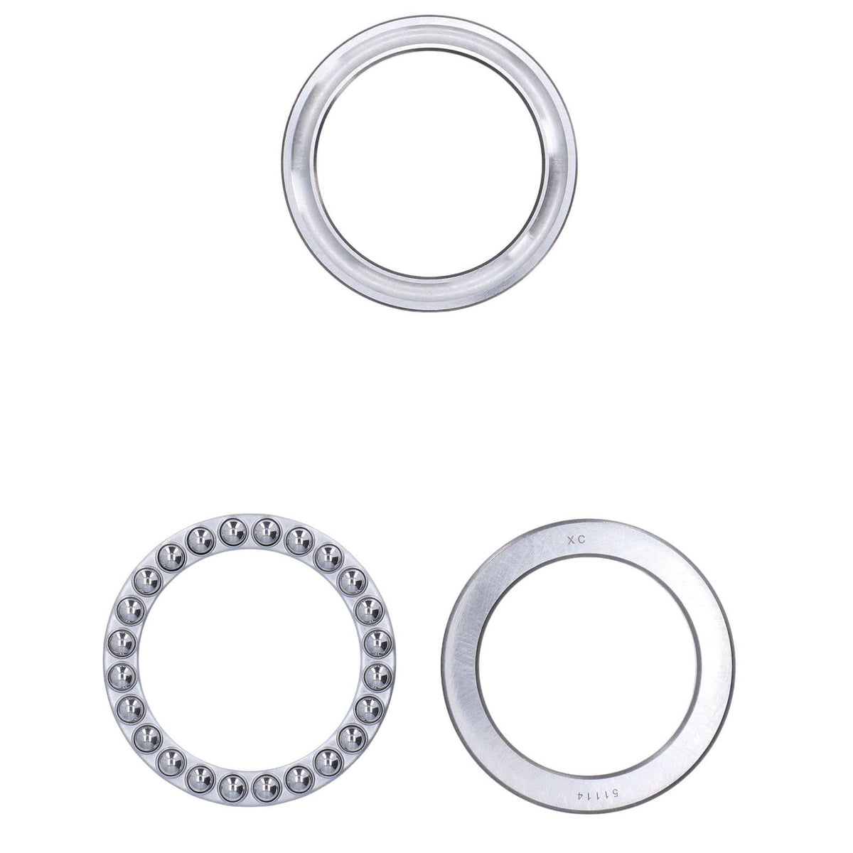 SIXRUN Thrust Ball Bearing 51114 75mm Carbon Steel High Load