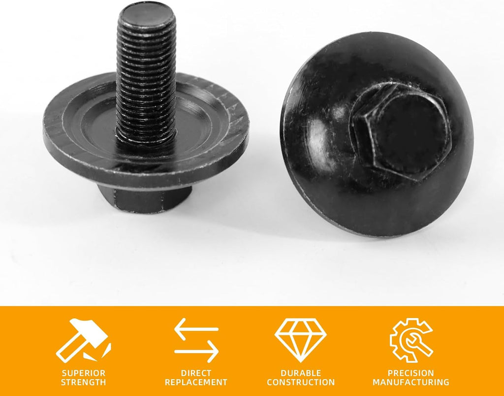 Husqvarna Tractor Blade Bolt with Cupped Washer,4 Pack | For AVP Craftsman Lawn Mower Blade 532193003,1-1/4" X